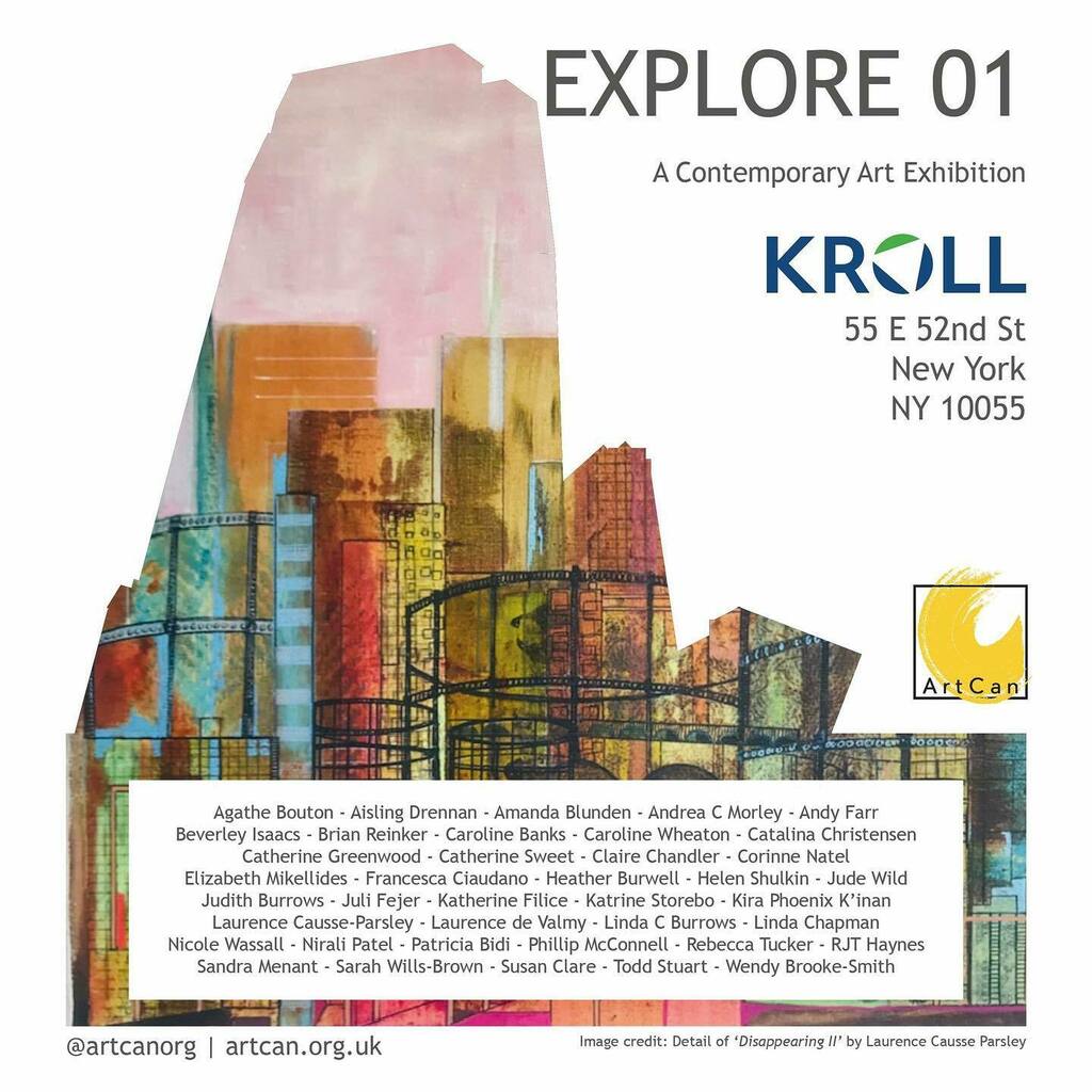 artcanorg's tweet photo. ArtCan is now in New York! 

We can’t wait for you to check “Explore 01”, our next exhibition that’s part of the CSR programme for Kroll. 

We’re so happy to work alongside Kroll as this amazing partnership has allowed us to exhibit at the Shard and News… https://t.co/i2SkUT3Bmi https://t.co/0lzXeuBggl