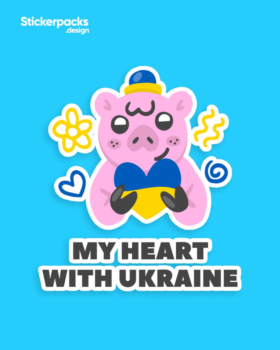 stickerpackz's tweet photo. ❤️My heart with Ukraine

Recently, we prepared stickers to help you express your feelings about the current situation, and here is one of your favorite ones in this short time.

🙏Don't be silent, send stickers in one tap
🔗Get the whole pack by the link in bio
#StandWithUkraine https://t.co/YodtVILo1m