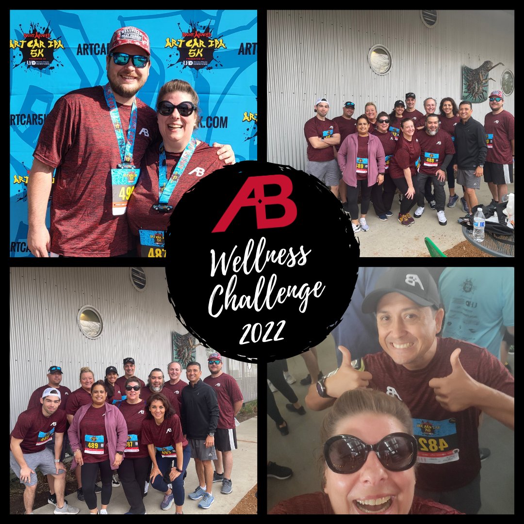 AnslowBryant's tweet photo. This past Sunday, some members of our @AnslowBryant  team participated in the Saint Arnold Art Car IPA 5K as part of our Annual Wellness Challenge.  #WeAreAB #team #wellness #constructionlife https://t.co/8IWFg48pWO