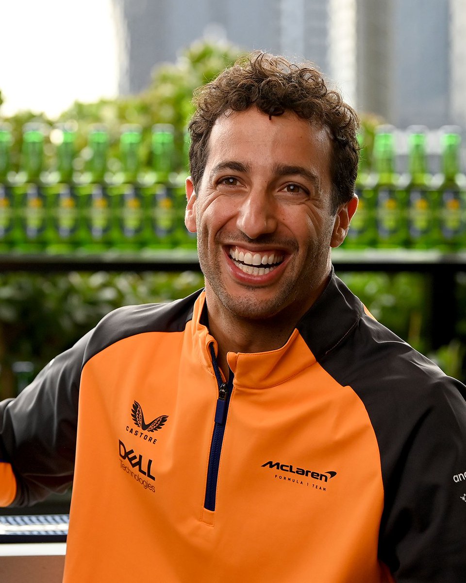 F1's tweet photo. You beauty! 🤩

The man of the moment, our resident Honey Badger @danielricciardo 💫

#AusGP #F1 @McLarenF1 https://t.co/MSGjBlczmD