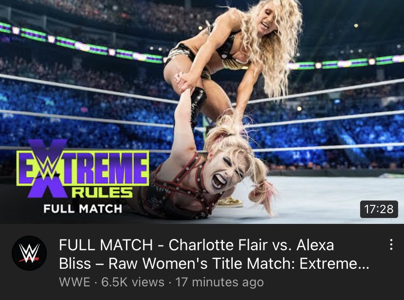 Ɔ Wrestling on Twitter "WWE just uploaded Alexa Bliss vs Charlotte