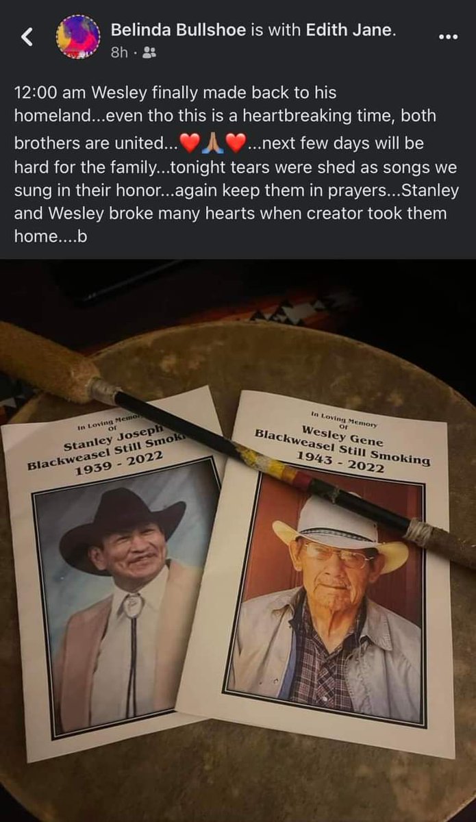 MissingFlowers_'s tweet photo. Wesley StillSmoking was found. Walk in peace.
#MMIP #MissingFlowers #MMIW #MMIM #MMIR #MMIWG2S #MMIWG #MMIMB https://t.co/v3twHQEPfm