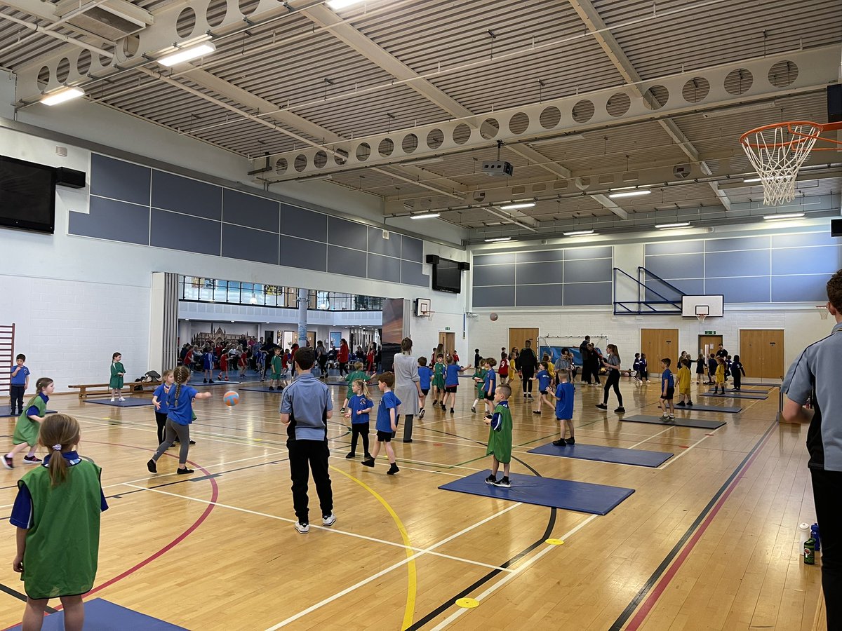 Great fun being had at the LASP Y1/2 Matball. 10 teams, 9 sports leaders, 45 fixtures and nearly 80 children taking part! <a href="/PeSummerlea/">PE at Summerlea</a> <a href="/RustingtonCPS/">Rustington CP School</a> <a href="/SWRBPS/">River Beach</a> <a href="/ArundelCofE/">Arundel CofE School</a>