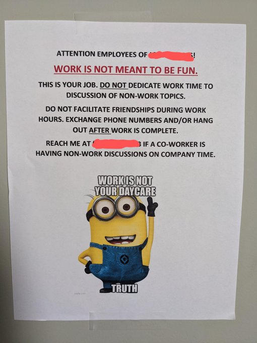JPHilllllll's tweet image. If you see this at work, you need a union lol