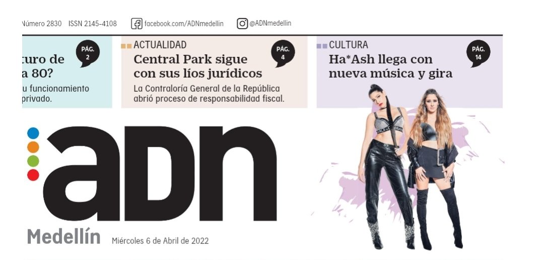 haashfanbase's tweet photo. "Colombia, según comentaron ambas, estará en la lista de lugares de su próxima gira pues aquí tienen una base de fanáticos que las esperan." - @haashoficial para @ADNMedellin 🇨🇴

Artículo completo: https://t.co/1ti4W7UZnN https://t.co/2jfehYoVvU