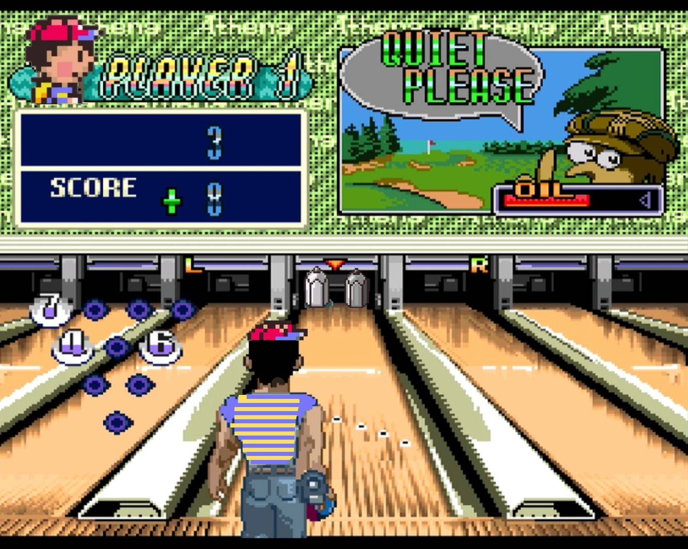 Pencil Statue From EarthBound on Twitter "EarthBound Bowling (Snes