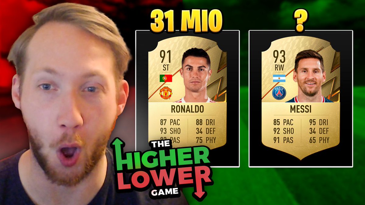 Er Ronaldo blevet brugt mere end Messi i FUT 22?

Gæt med mens <a href="/TalentKent/">Kent Brylle</a> og @Tricked_Hoegh går head to head i en omgang Higher or Lower.

📺 youtu.be/DXSBfZY_5Oo