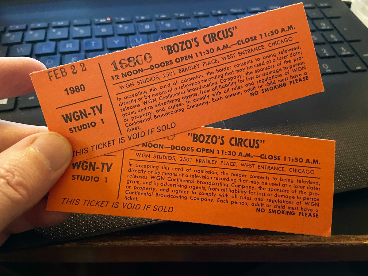 JMcNallyBooks's tweet photo. If you know, you know.
These were like bricks of gold in Chicago. There was an 8 year wait for these. #wgn #bozo #bozoscircus #clowns @WGNTV https://t.co/zSWlH2zkC3
