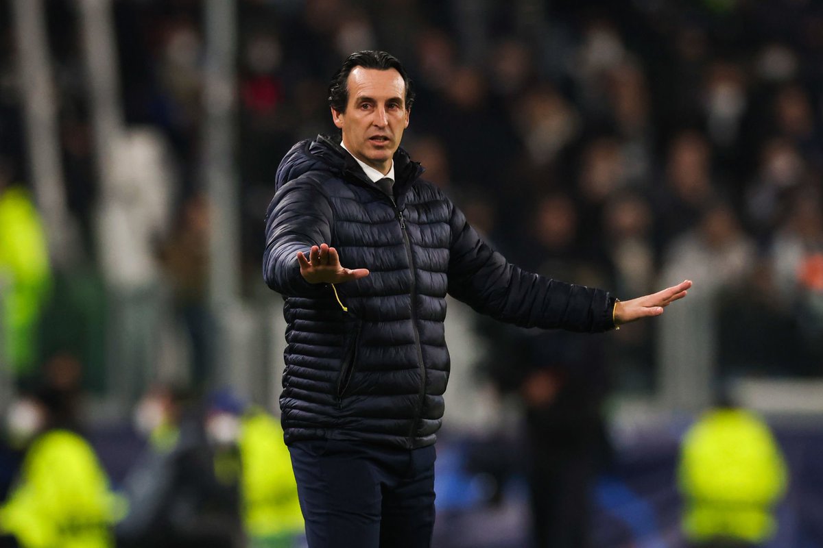 ActuFoot_'s tweet photo. Unai Emery sur la présence de 3 ex-entraîneurs du PSG en quarts de LDC :

« Ça veut dire que ce sont de très bons entraîneurs. S'ils n'ont pas réussi avec le PSG, c'est qu'il y a autre chose. Je l'ai dit à Nasser : "Tu gagneras la LDC." Qqun doit briser le plafond. »

(@lequipe) https://t.co/MJsBJRsWyy