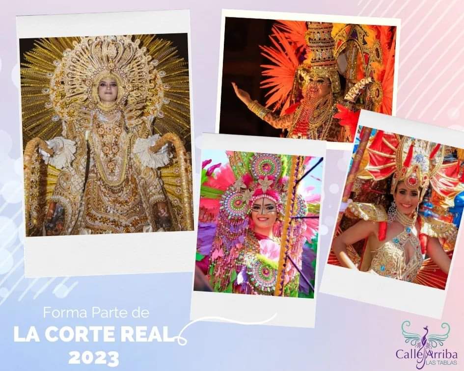 Para formar parte de la Corte Real 2023 de <a href="/CalleArribaLT/">Calle Arriba de Las Tablas</a> pueden comunicarse con el señor Edgardo Domínguez, al  correo edomezk@hotmail.com. 

Ven y forma parte del selecto grupo de damas de la Matriarca de las Tunas, Calle Arriba de Las Tablas.
 
Cupos limitados. 

#CalleArriba