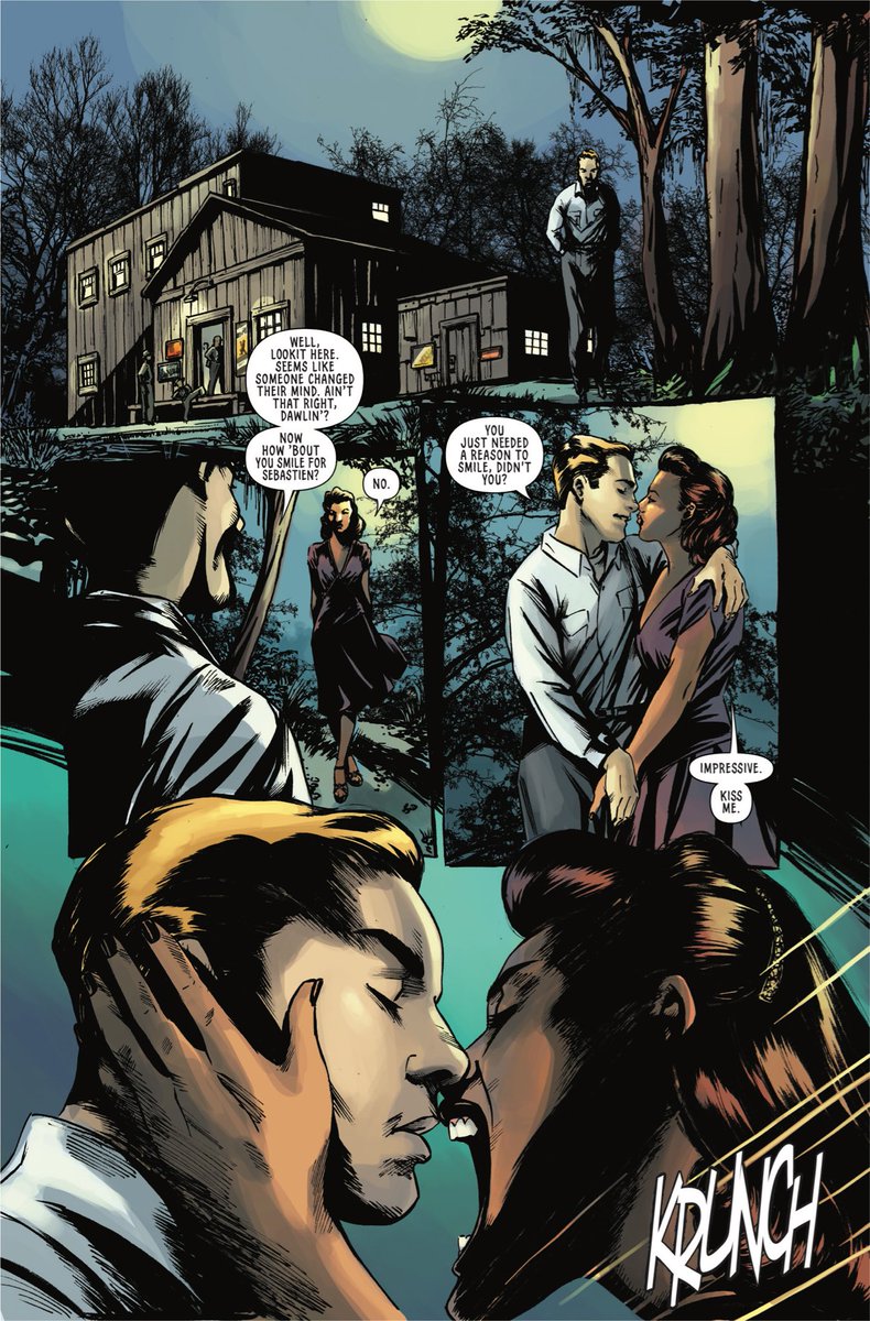 MizTeeFranklin's tweet photo. I’ve seen your concern about why am I writing DC Horror when Ive only written Harley Quinn. Here’s some pages from 2 different horror comics that I hope will ease your worry.
#TheOutfit #JookJoint https://t.co/n2DqUSkxvP