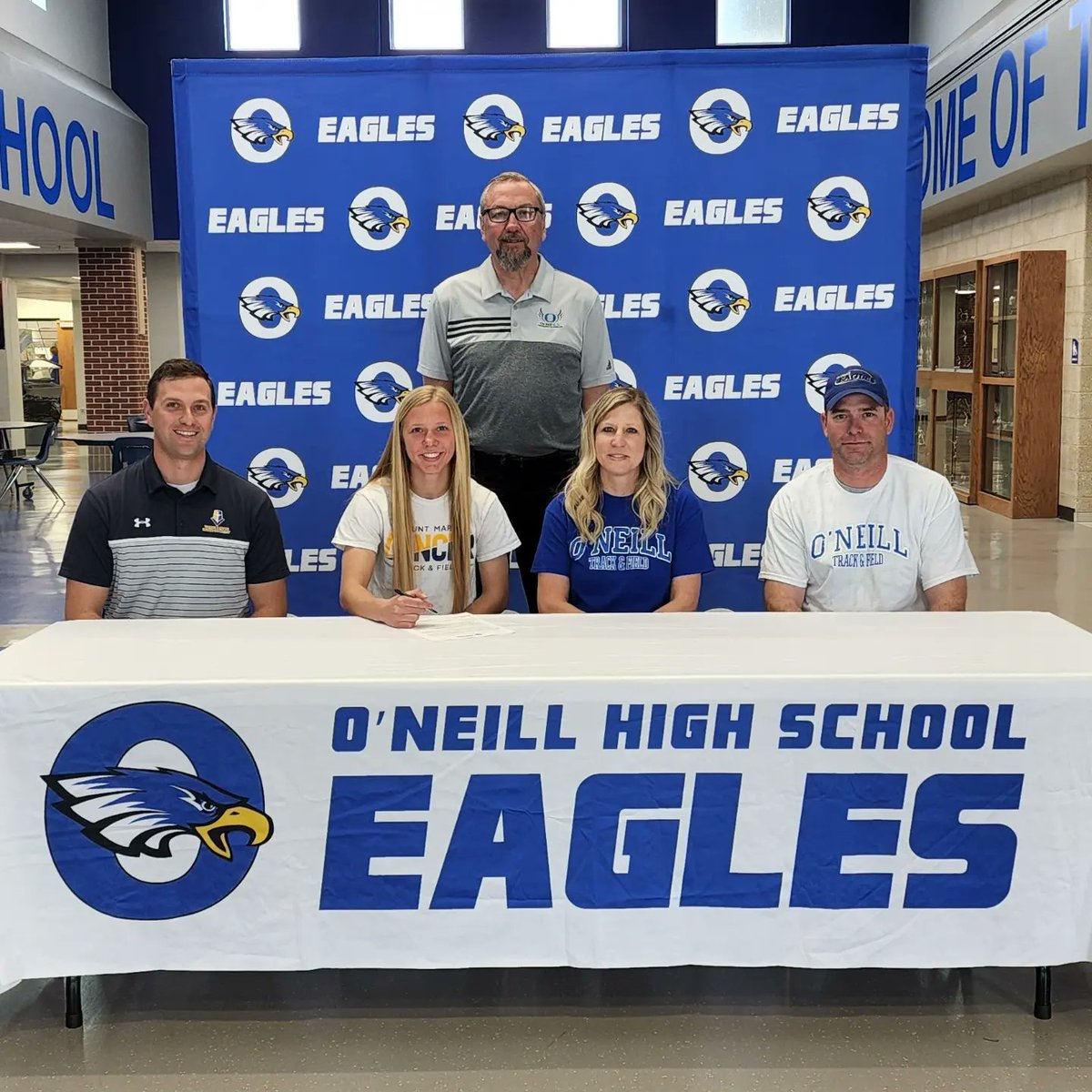 ONeillTrack's tweet photo. BIG DAY for "Z"  congratulations to Zelie Sorensen on signing with Mt. Marty to run track and field! Super excited to see what the future holds for this  outstanding young lady!
⚡️🦅💪💙 https://t.co/1naGUdOlrC