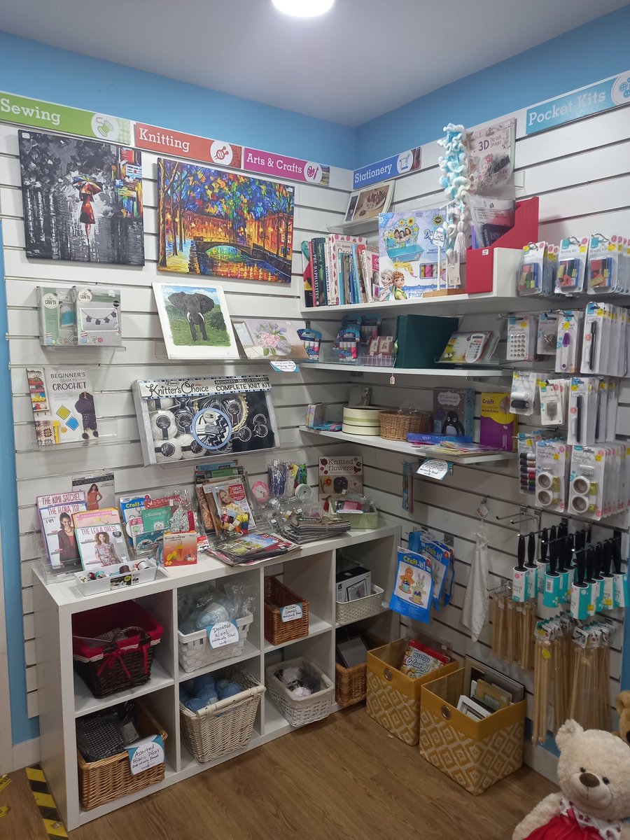 Struggling for ideas over the Easter Break? For any rainy days why don't you visit our Rhiwbina Tenovus Cancer Care Charity Shop! They have a fantastic craft corner, including knitting, wool, craft kits and more 🙂