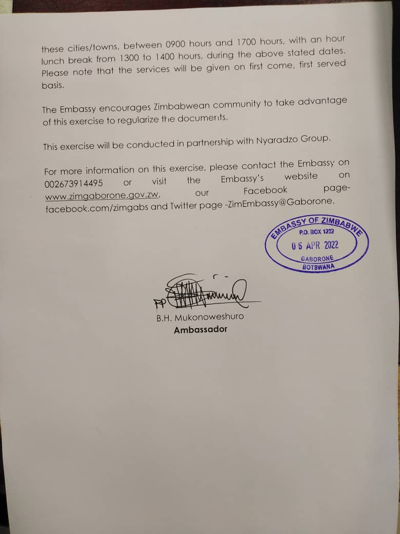 ZimEmbassy@Gaborone (@embassyzim) on Twitter photo 