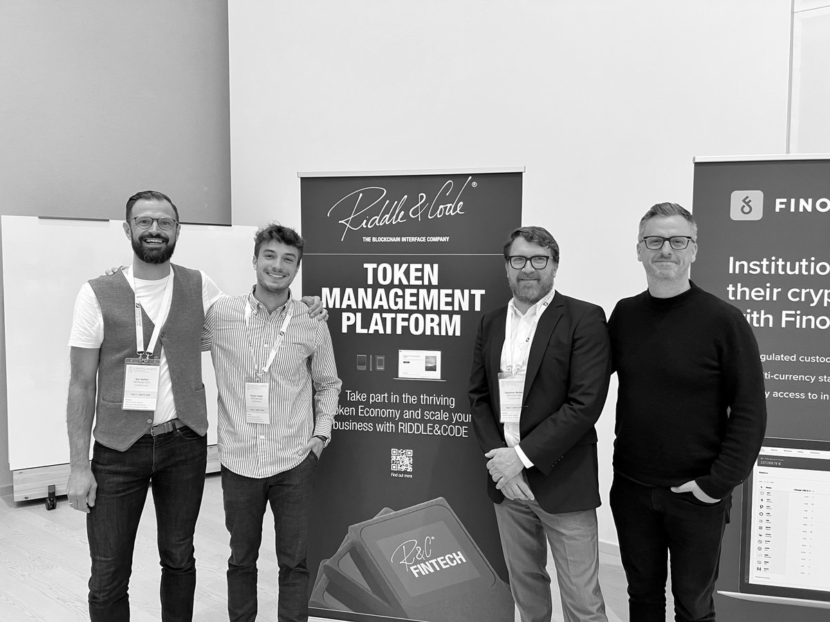 riddleandcode's tweet photo. We are happy to invite you to attend or watch online keynote by @KaiSiefert on tokenization of #energy,machines and data &amp; a panel on #crypto and ESG, which he is joining today at @Crypto_CAC.

⏰ Keynote 14:05 CET
⏰ Panel 15:25h CET 

Watch online here➡️ https://t.co/pg1IPuTkXK https://t.co/s9g7nnlPPg