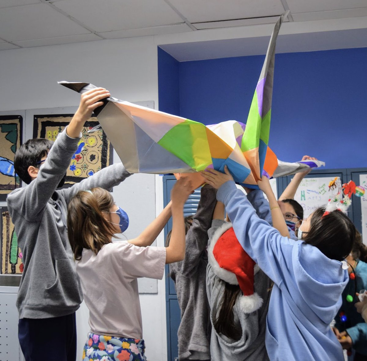 Join the Origami Kids Challenge 2022!

Hub Park will donate $1 to Feeding America for every origami crane pic that is posted on social media through April 30th. Please join in!

1. Make origami cranes.
2. Take a photo.
3. Post your pic on social media using #Origamikidschallenge