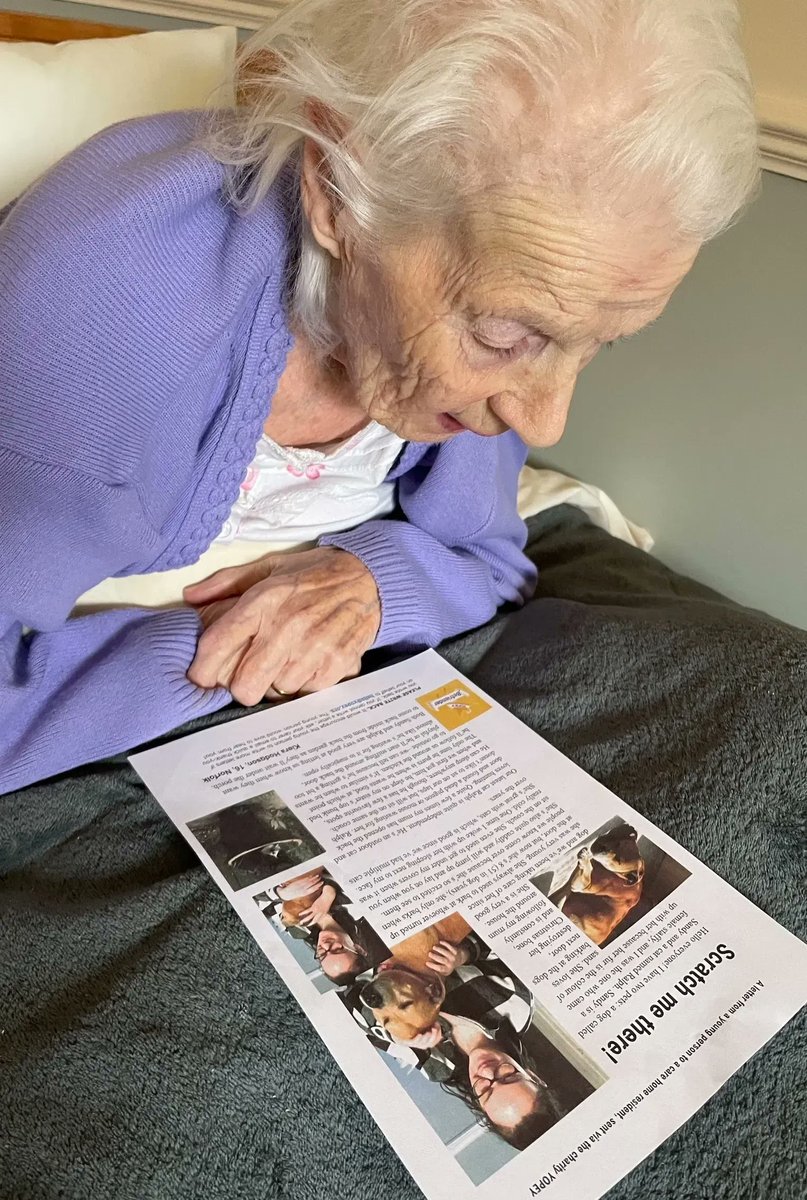 YopeyCharity's tweet photo. LOOK HOW HAPPY SHE IS!

Lillian reads a letter from a YOPEY Befriender

Our young volunteers write letters, make activities, artworks &amp; videos to put smiles on faces of residents in care homes UK-wide

Is yours missing out?

#TrulyIntergenerational

https://t.co/sqw3ezB9Vs https://t.co/zZk6d5vbcX