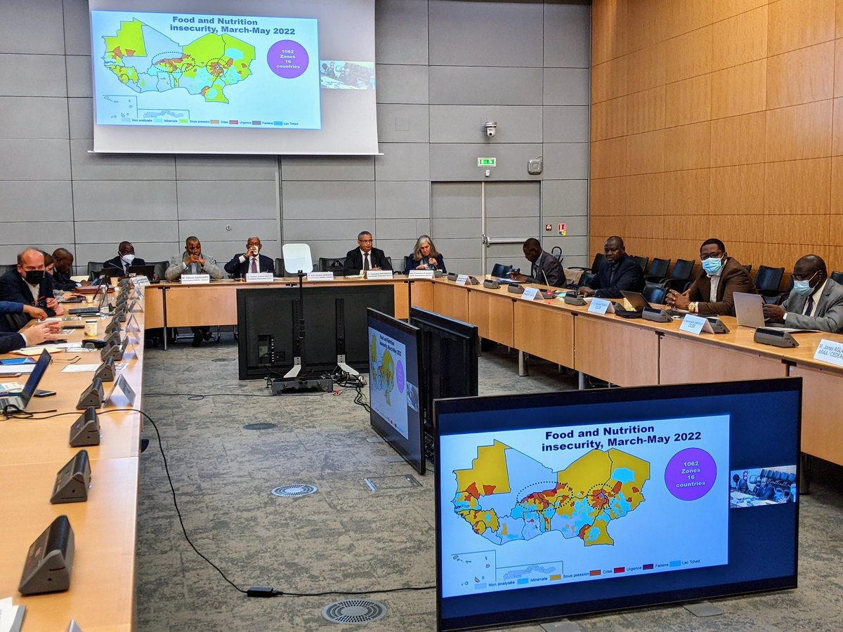 SarahLawan's tweet photo. Instantanés de la situation alimentaire et nutritionnelle du #Sahel et #OuestAf présentés par le @CILSSinfos lors de la Réunion du @RPCA_network :
🚨Entre juin 2019 et juin 2022, on risque de passer respectivement de 3.1% à 11.4% de la population analysée en crise
#LaCrise https://t.co/HllQlmINVN