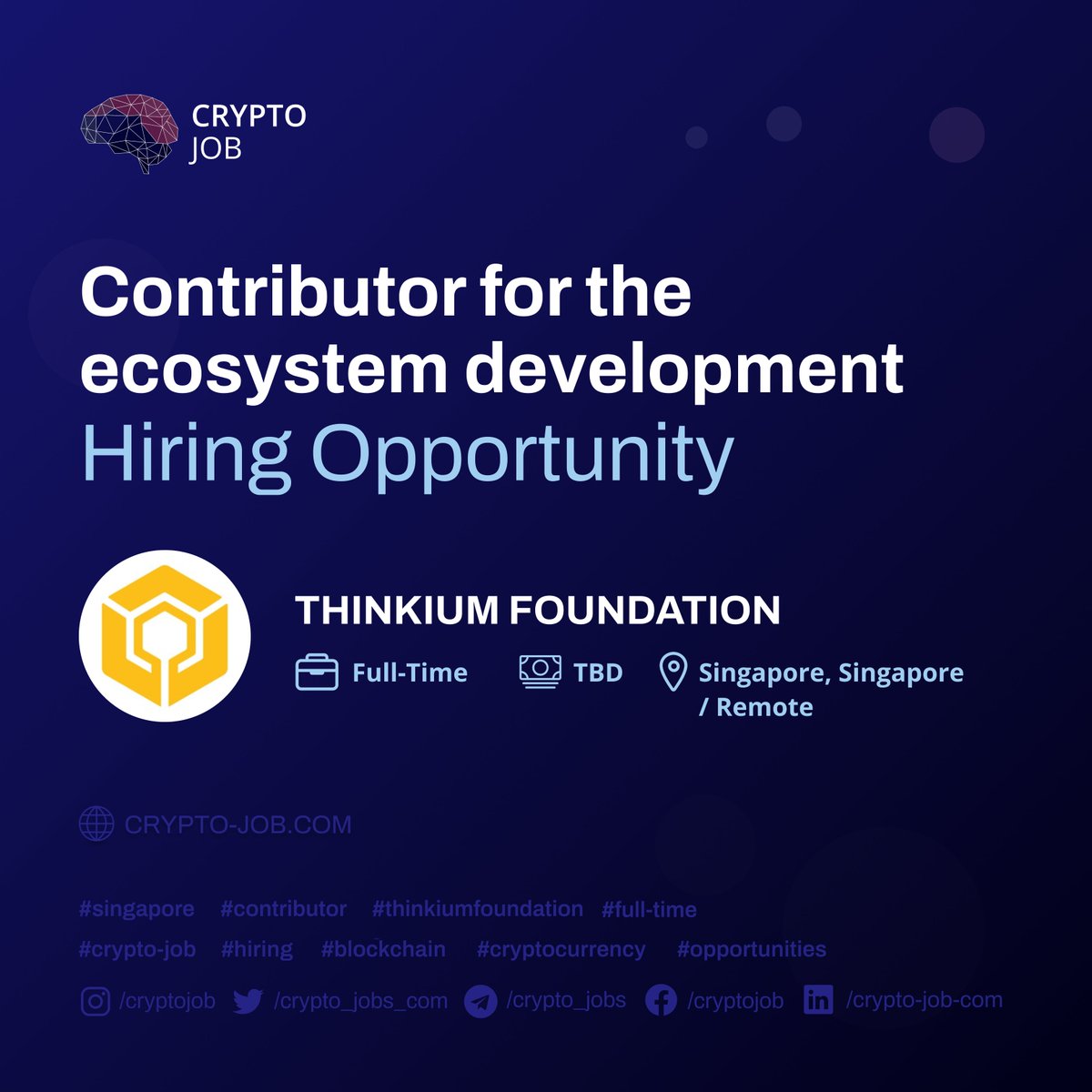 Crypto Job (@crypto_Jobs_com) / Posts / X