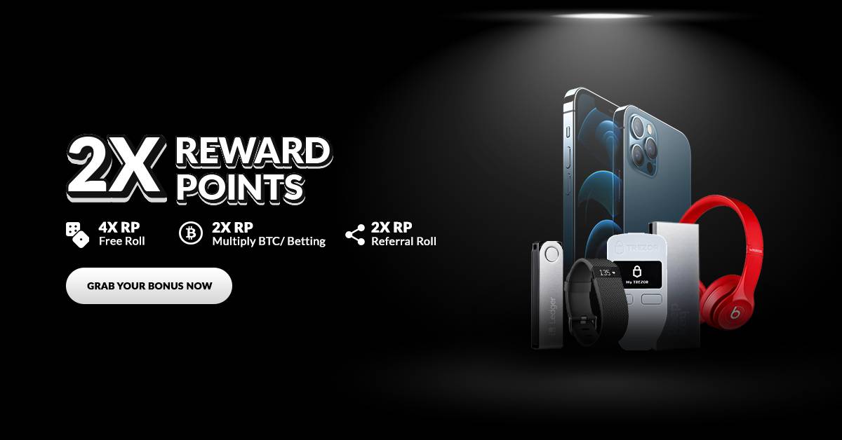 freebitco's tweet photo. 2X Reward Points (RP) promotion is LIVE 

Redeem your RP on the Rewards page for iPhones, Hardware Wallets, Gift Cards, Free BTC, and much more...

#FreeBitcoin #Bitcoin #BTC 
#Rewards #RewardsPoints #Crypto #cryptocurrencies #CryptocurrencyNews https://t.co/IT4gk0joj1
