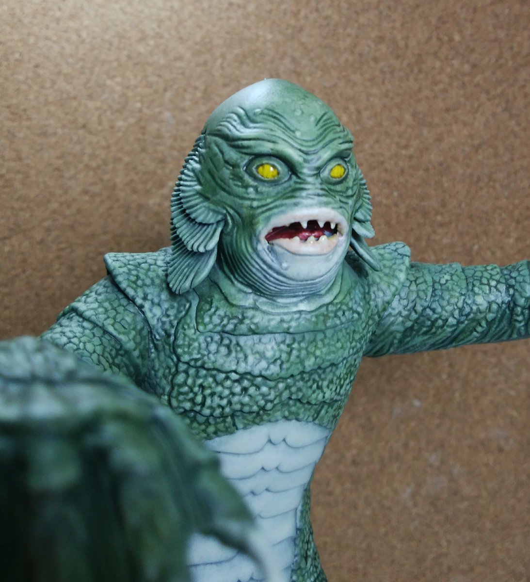 KMasa773's tweet photo. モノグラム 『大アマゾンの半魚人』完成にします
#monogram
#aurora
#creatue
monogramのcreature from the black lagoonです
あまりゴテゴテにせずにあっさりとした色にしました
黒目はあえて無しで(´▽`) https://t.co/u0QAsRxnPT