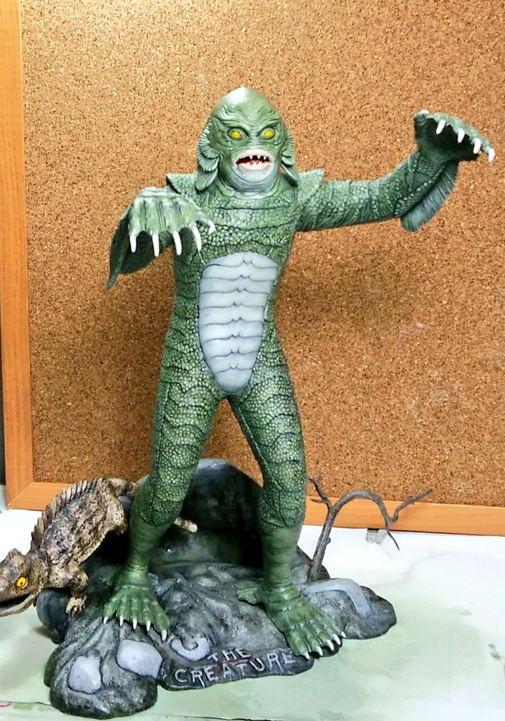 KMasa773's tweet photo. モノグラム 『大アマゾンの半魚人』完成にします
#monogram
#aurora
#creatue
monogramのcreature from the black lagoonです
あまりゴテゴテにせずにあっさりとした色にしました
黒目はあえて無しで(´▽`) https://t.co/u0QAsRxnPT