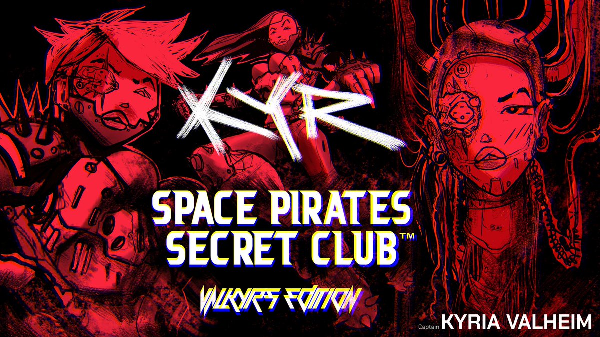 The Captain of Valkyr Faction, Kyria Valheim, not minted yet. 

This NFT has a lot of perks. 

Do you feel lucky today? ;) 

minter.spacepiratessecretclub.com

#Polygonnft #maticnft #Polygon