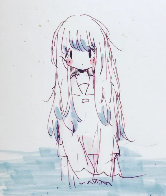 海の中から 