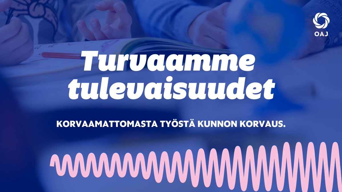 Miksi lakko?
✅ Opettajien ansiokehitys ei ole vain opettajien asia, se on koko Suomen asia. 
✅ On aika turvata alan vetovoima kilpailukykyisellä palkkatasolla ja panemalla koulutuksen rahoitustaso kuntoon. Se on investointi koko Suomen tulevaisuuteen.
#oajkannattaa #lakko2022