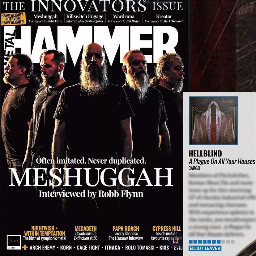 A huge thank you to <a href="/MetalHammer/">Metal Hammer</a> for reviewing ‘A Plague On All Your Houses’ in this months print edition. What an honour to be featured alongside so many incredible bands too! 

#hellblinduk #hellblind #aplagueonallyourhouses #metalhammer #review #meshuggah