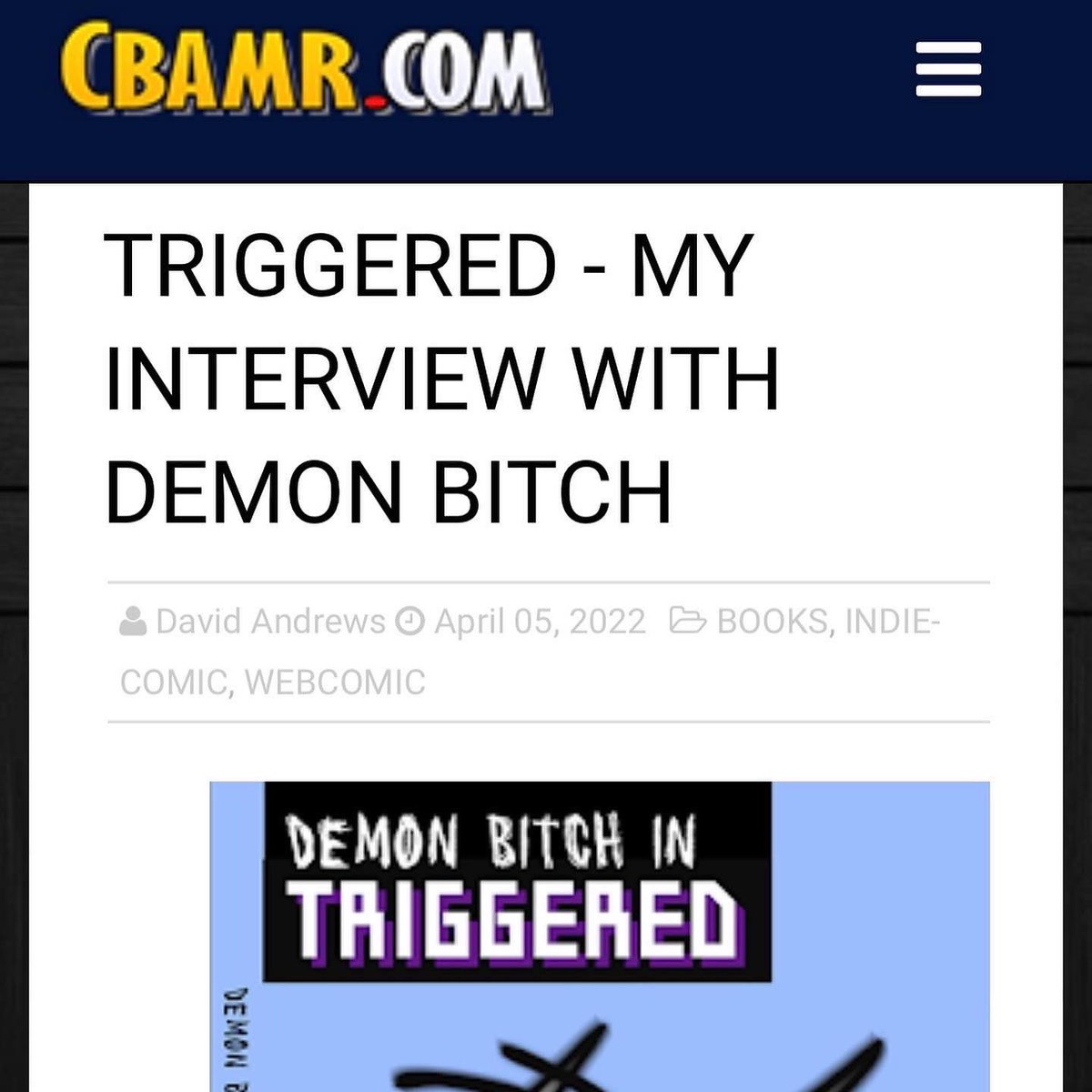 IAmDemonBitch's tweet photo. OMG! There's so much stuff going on! We got shows! We got game! We are going to collapse! I'll be at a con come 4.9! @comicartpros @gemstatecuuomiccon #ChatandDraw #ZimmCast @comicsbeat @comicbookandmoviereviews
GO HERE OR SCAN QR CODE:op
https://t.co/zzg17Zc9aq https://t.co/pvkbUqacYk