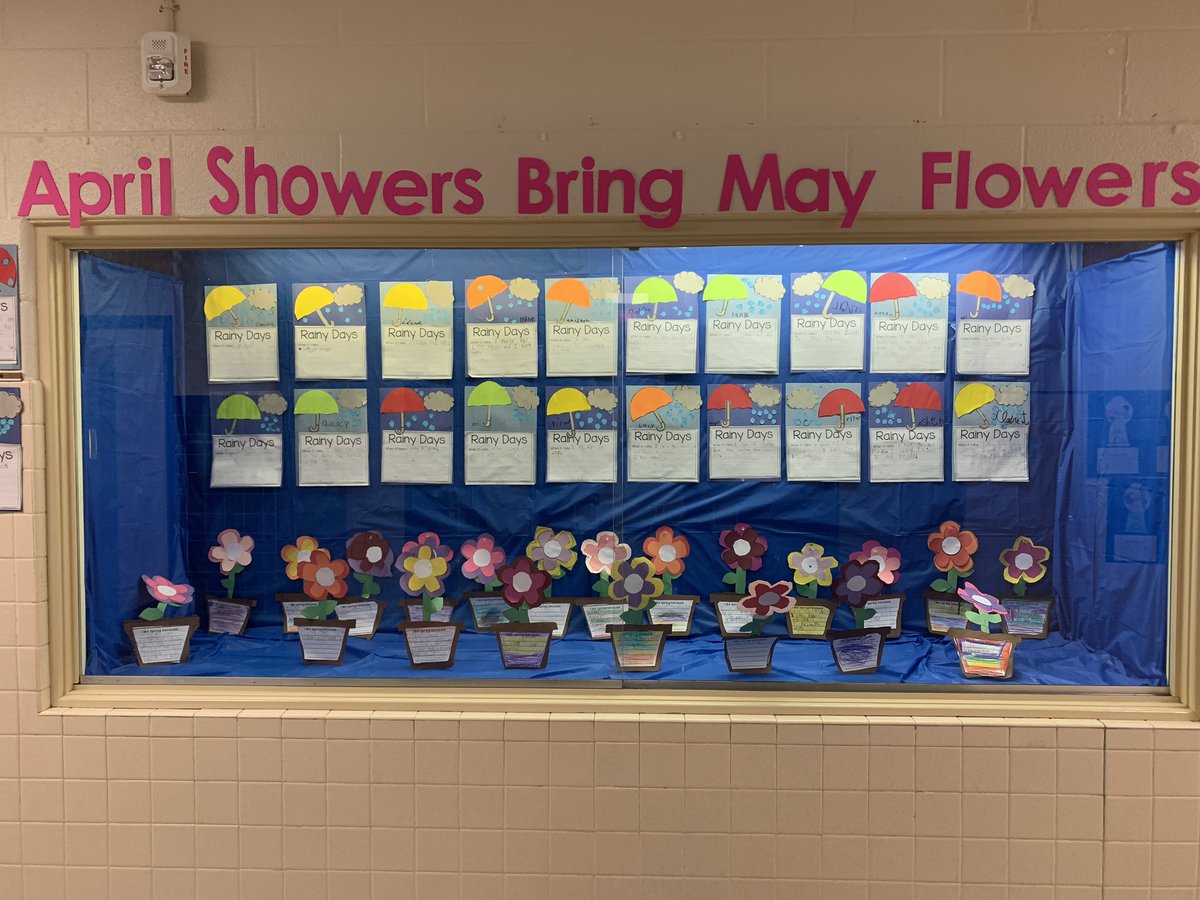 WaterfordES's tweet photo. The kindergarten students in @MrsPackClass and @MrsShannonsCrew knew what weather weโd be having this week! #WATWeDo #LCPS22 https://t.co/n8EUIj69Ne