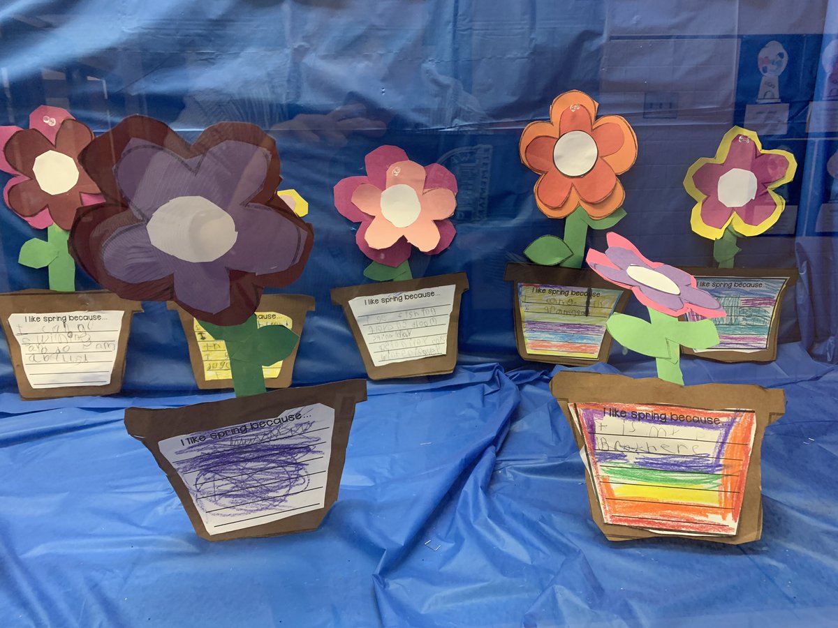 WaterfordES's tweet photo. The kindergarten students in @MrsPackClass and @MrsShannonsCrew knew what weather weโd be having this week! #WATWeDo #LCPS22 https://t.co/n8EUIj69Ne