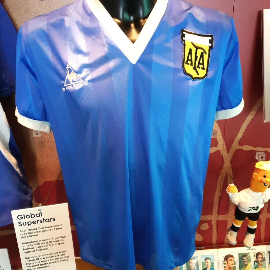 Diego Maradona's shirt worn in 1986 against England is being aunctioned off  for £4 million pounds in London | The Irish Post