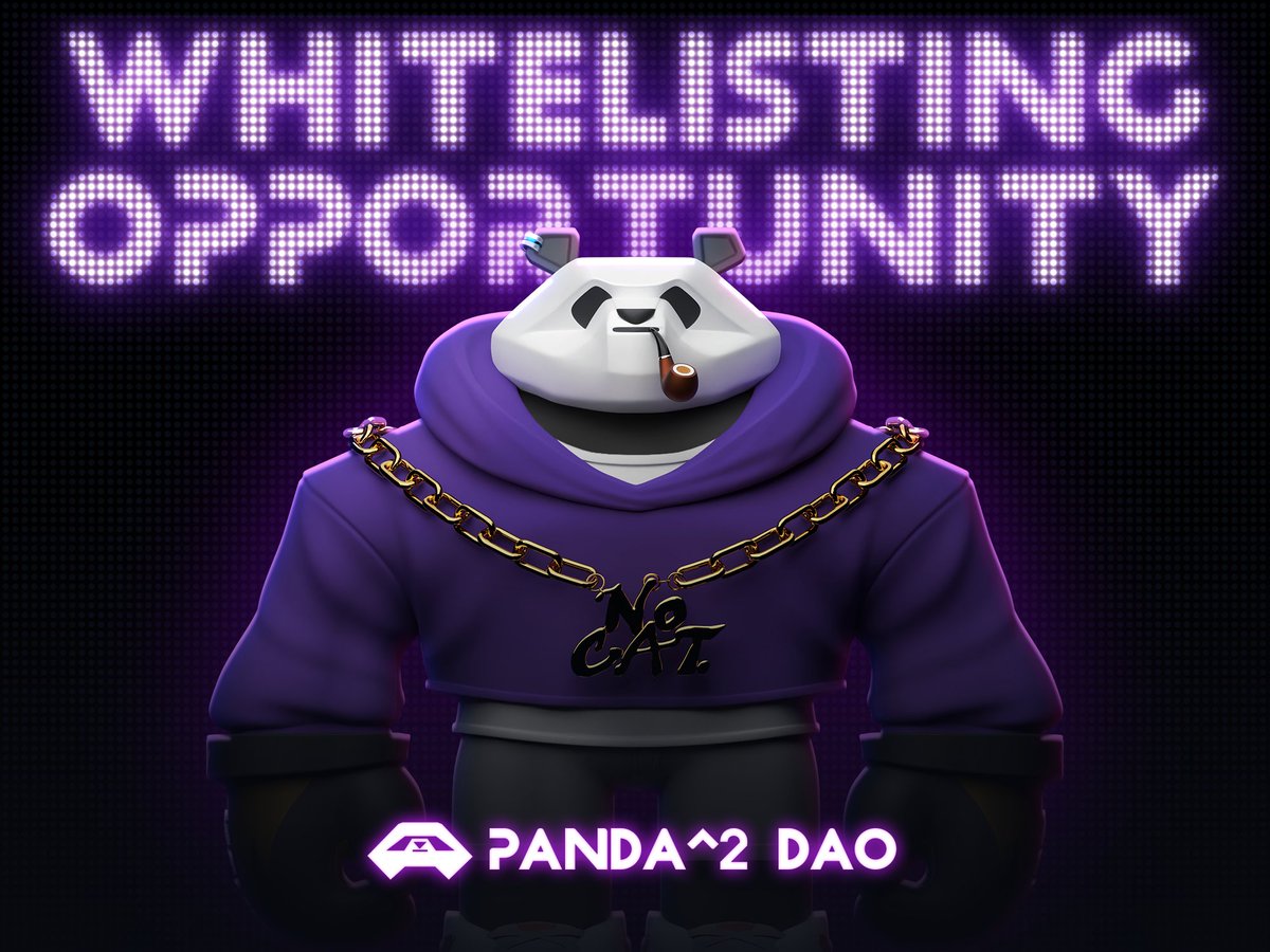 Hiii Pandas! In anticipation for our Genesis launch, we're giving out LIMITED #WHITELIST OPPORTUNITIES 🔥

Follow us👥 and interact with this tweet in ANY WAY to join the 🐼 fam! ♥️🔁💬

#NFT #PandaSquared #NFTs #NFTCommunity #NFTDrops #3DNFT #NFTArt #NFTArtist #Whitelisting