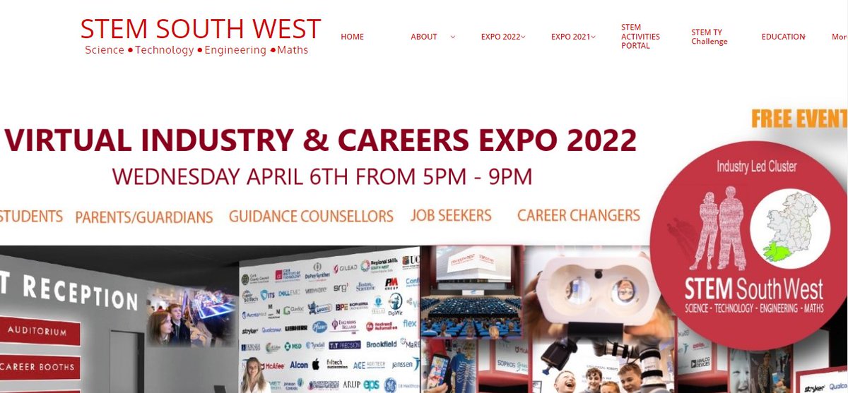 STEM South West are holding a major STEM online event this evening, Wednesday, April 6th. It will focus on education and careers in the STEM areas. It should be of great interest to all STEM teachers, students and their parents. More info can be found @ stemsouthwest.ie