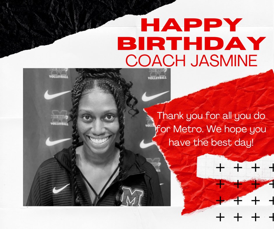 Happy Birthday, Coach Jasmine!🎂 We hope you have the best day. Metro is so lucky to have you! #metrobirthdays #metrocoachesarethebest #happybirthday #metrostrong