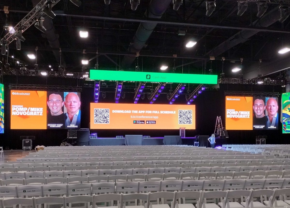 TheBitcoinConf's tweet photo. Welcome to #Bitcoin 2022 Industry Day!

It's time to make history. https://t.co/waFiObNYj6