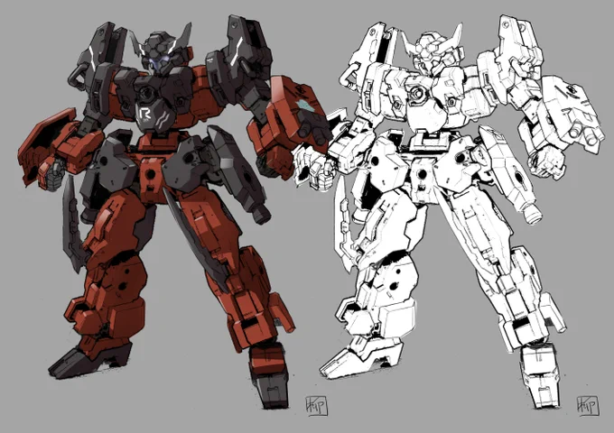 30 MINUTES MISSIONS ANOTHER EXAMACS PLAN

1/144 eEXM-21 ラビオット(R623部隊所属機)
デザイン担当いたしました。
設定画だとこんな感じです。

プレミアムバンダイでお申し込み予約受付中です。
よろしくお願いいたします～

 https://t.co/Vf3zuLL0MX 

#30MM #30MMAEP
#プラモデル 