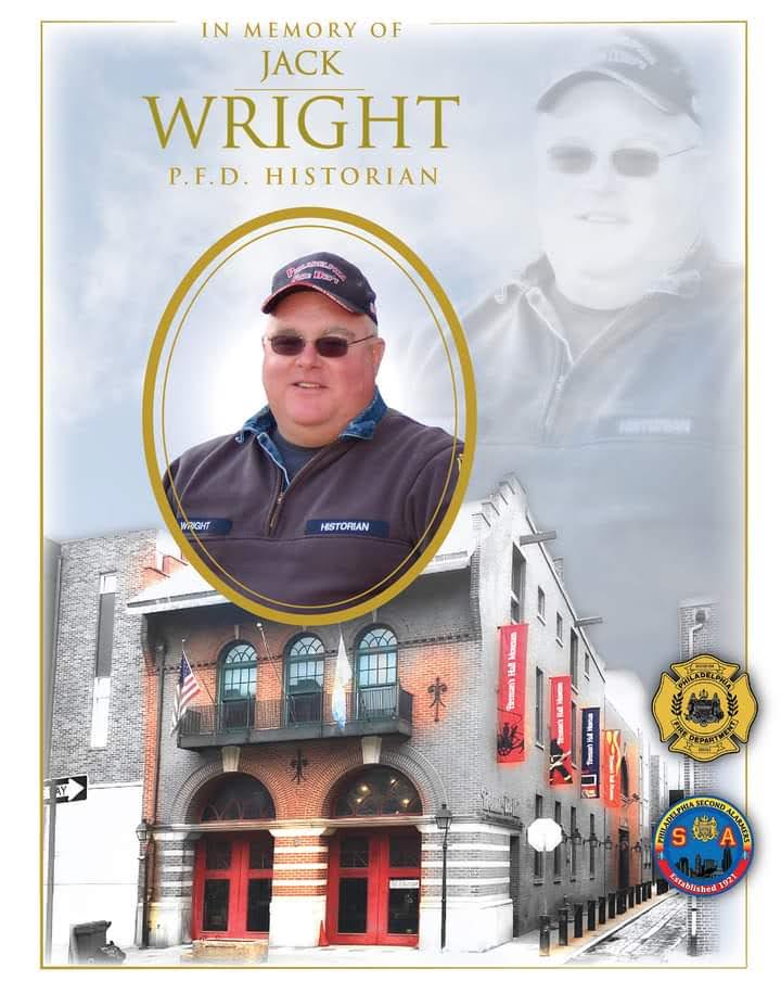In Memory of P.F.D. Historian Jack Wright.  April 6, 2021. Rest Easy Jack. <a href="/PhillyFireDept/">Philadelphia Fire</a> <a href="/Philly_FA/">Philadelphia Fire Academy</a> <a href="/FiremansHall/">Firemans Hall Museum</a> <a href="/PhilaOEM/">Philadelphia OEM</a>