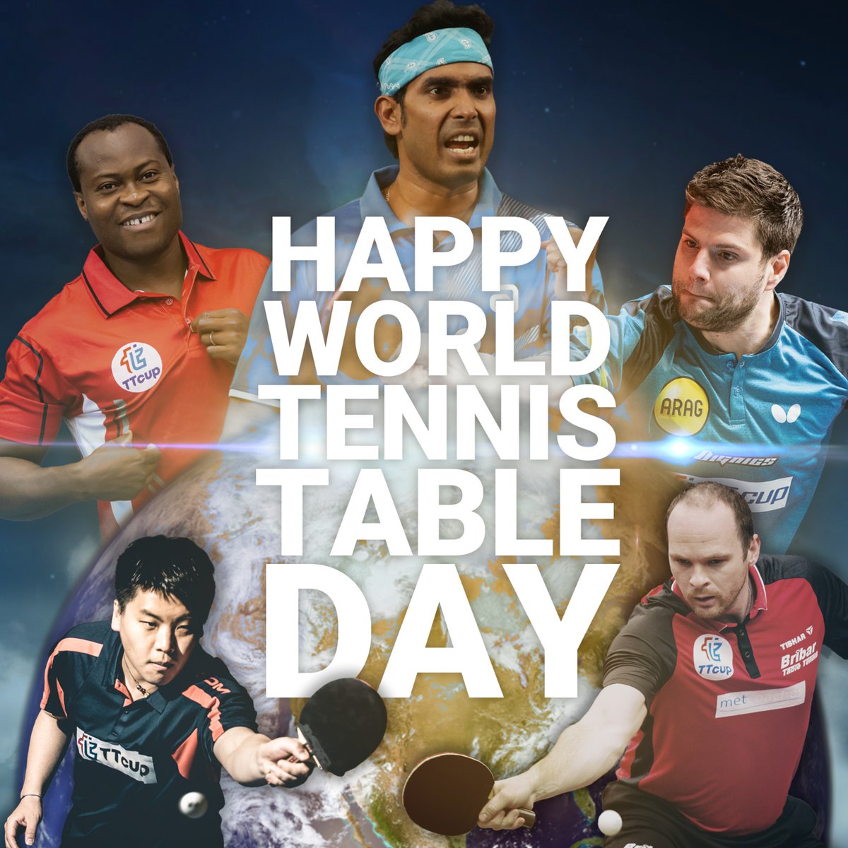 Happy World Table Tennis Day from all of us at TT Cup 🌎🏓