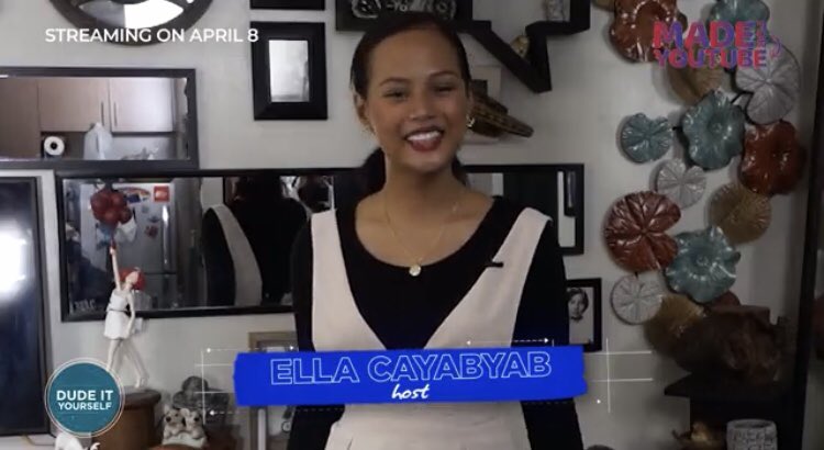 Ellaganaps_'s tweet photo. Ella Cayabyab as host on PRAKTIKALAN LANG: Don’t buy, just DIY! 🔨

Learn DIY projects and build furniture, home décor, and more by watching #DudeItYourself every Friday at 7 PM on the https://t.co/BAvozPkVHe YouTube channel!

@ABSCBN 
@ellacayabyab_ #EllaCayabyab https://t.co/XW0iRhGDrC