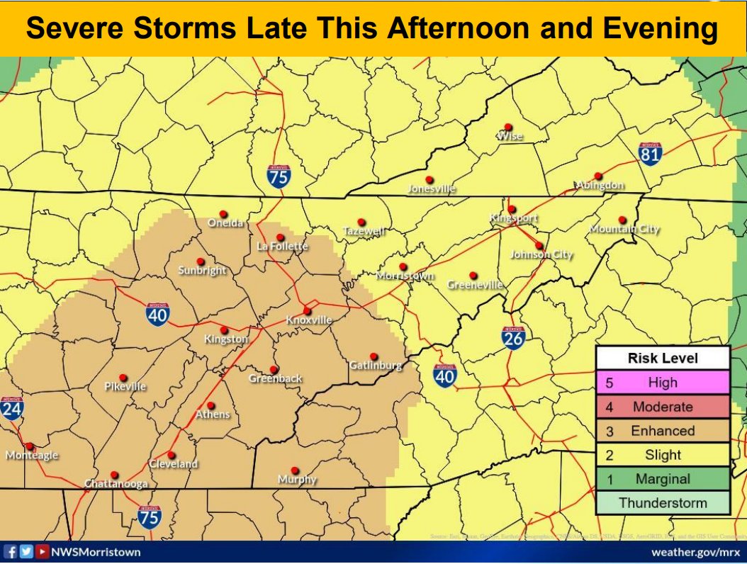Knoxville Police TN on Twitter "Please be weather aware today
