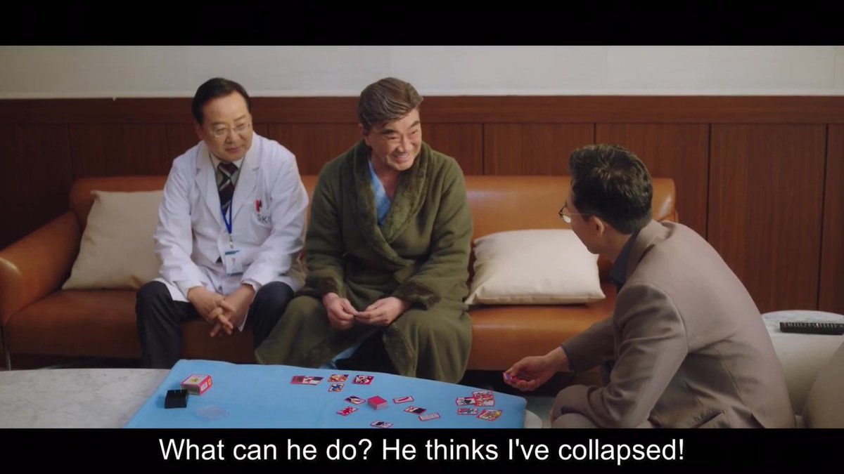 riya_rsp16's tweet photo. Judging Grandpa so hard right now 😂 

He is supposed to be an experienced kdrama viewer but still couldn't pull off such a simple prank and got caught redhanded within seconds. Tsk. Tsk.😂😂😂 

#BusinessProposal 
#BusinessProposalEp12 https://t.co/hFrhvaNtyn