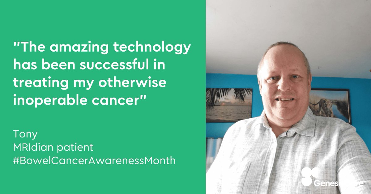 Having been told his bowel cancer was inoperable, Tony was referred to <a href="/drjamesgood/">James Good</a> who believed he could benefit from treatment on the #MRIdian. After just 3 treatments Tony's cancer was in remission. Could the MRIdian be a non-surgical option for your patients?