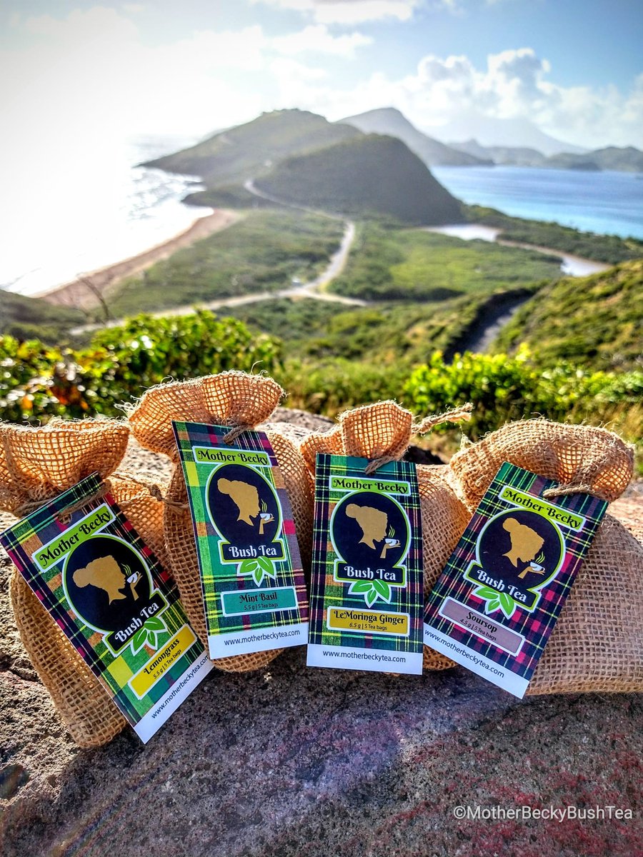 MotherBeckyTea's tweet photo. When you think of St. Kitts and Nevis, think of @motherbeckytea. Locally owned, locally grown, locally produced...you get the point. 😉   🇰🇳  🇰🇳  ❤  🇰🇳  🇰🇳

#StKitts #Nevis #StKittsAndNevis #Caribbean #WestIndies #SKN #SugarCity #QueenCity #tea #BushTea #HerbalTea  #MotherBecky https://t.co/jNMpHZcCGu