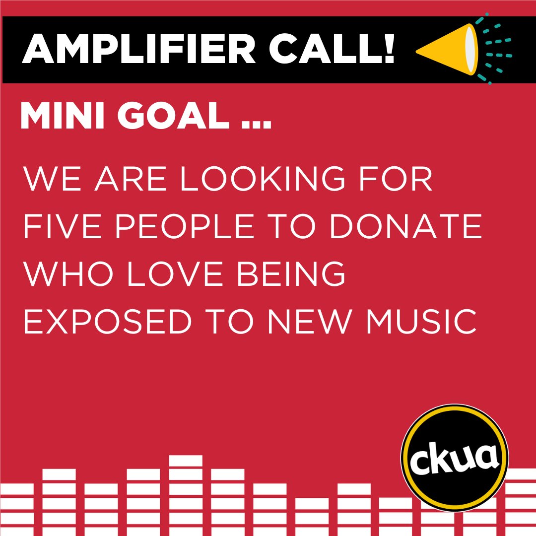 GrantStovel's tweet photo. What's your latest new music find? Or new-to-you music that you're loving?
We're looking for five folks who LOVE MUSIC DISCOVERY to support @ckuaradio's online #SpringFundraiser (&amp; share your music find) this #AlbertaMorning!
Let's all discover together!!!
https://t.co/CsiVo9I0Py https://t.co/kbfyLrBWFZ