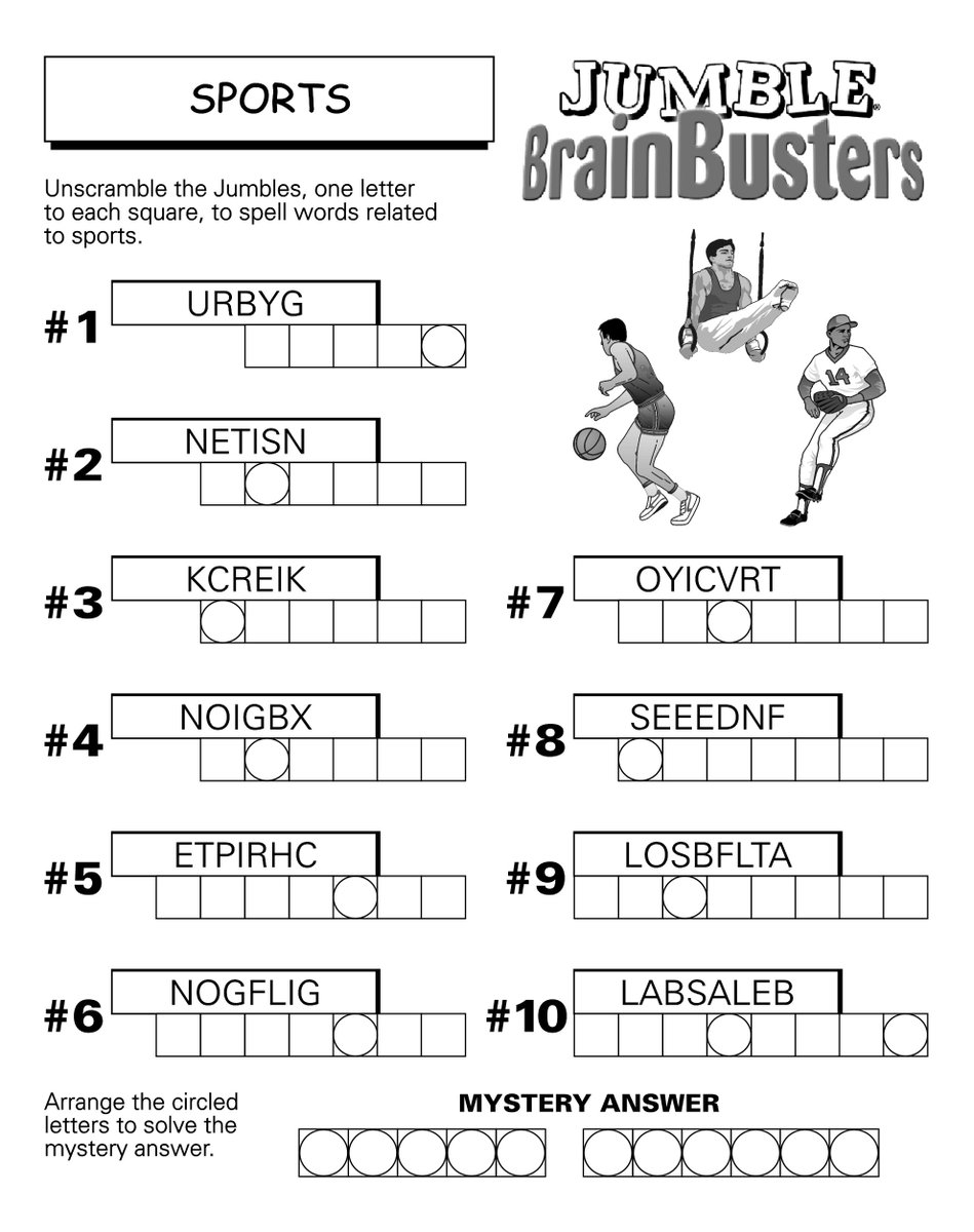 jumble answers help and solution to the daily jumble puzzle