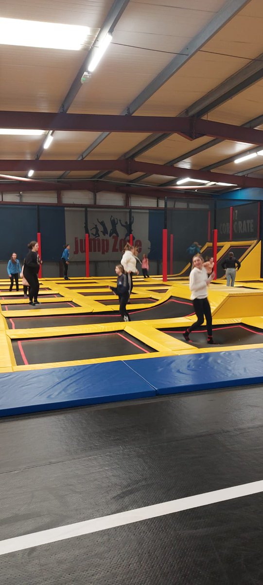 PresSecTralee's tweet photo. Our TY girls are enjoying their tour to Dublin - this morning they visited @NationalGallery before hopping (and jumping!) over to @JumpZone_ie Sandyford! #TY https://t.co/AzuWSOwF3q