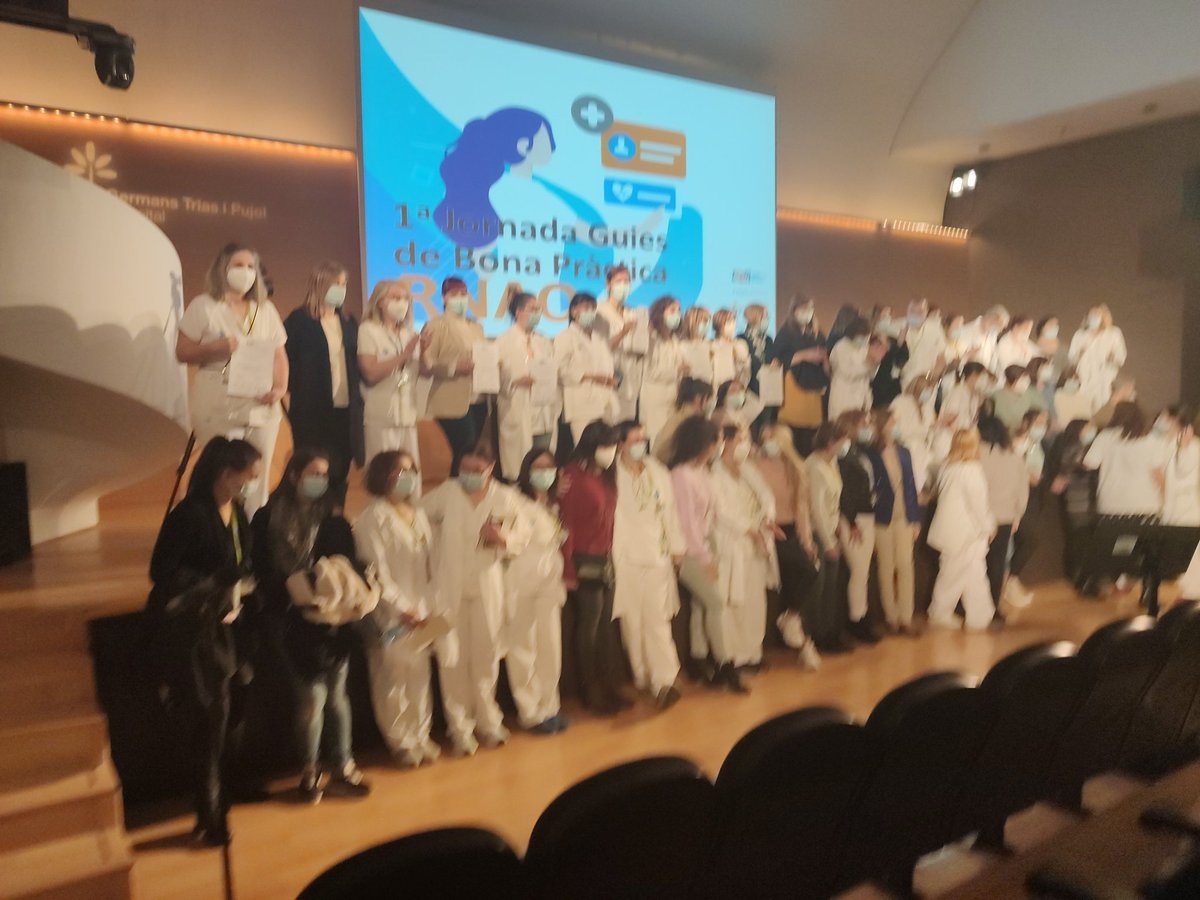 fquilezcastillo's tweet photo. Acto de clausura 1a Jornada Guies de Bona Pràctica a l'Hospital Germans Trias i Pujol. #RNAO #BPSO #hgermanstrias @bpsogtrias @BPSOspain @Montmartnurse @AdelaidaZabale1 @MontserratGea https://t.co/p4Kzz1Kxef